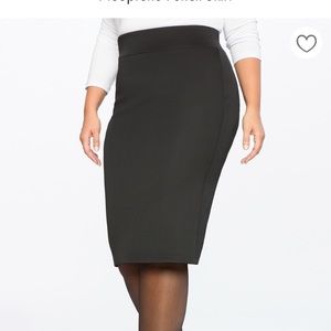 Neoprene Eloquii Pencil Skirt